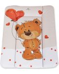 Мека подложка за повиване Cangaroo - Teddy bear, 50 х 70 cm  - 1t