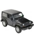 Метална количка Toi Toys Welly - Jeep Wrangler, черна - 1t