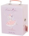 Мека кукла Moulin Roty - Мишле балерина с куфар - 3t
