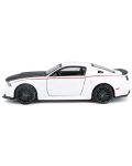 Метална кола Maisto Special Edition - Ford Mustang Street Racer 2014, бяла, 1:24 - 6t