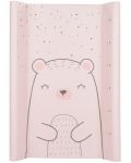 Мека подложка за повиване KikkaBoo - Bear with me, Pink, 70 x 50 cm - 1t