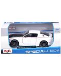 Метална кола Maisto Special Edition - Ford Mustang Street Racer 2014, бяла, 1:24 - 4t