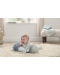 Мека играчка Mamas & Papas - Tummy Time Roll, Welcome to the world, Grey - 2t