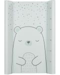 Мека подложка за повиване KikkaBoo - Bear with me, Mint, 70 x 50 cm  - 1t