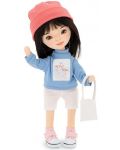 Мека кукла Orange Toys Sweet Sisters - Лилу със светлосин пуловер, 32 cm - 1t