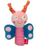 Мека играчка с дрънкалка Sigikid - Butterfly - 1t
