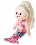 Мека кукла Heunec Poupetta - Малката русалка, с руса коса, 23 cm - 1t