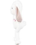 Мека играчка за гушкане Bali Bazoo - Bunny, бяла - 3t