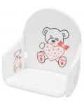 Мека подложка за дървено столче за хранене New Baby - Мече - 1t