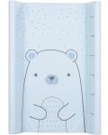 Мека подложка за повиване KikkaBoo - Bear with me, Blue, 80 x 50 cm - 1t