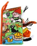 Мека книжка с опашки Jollybaby - Ферма, 8 страници - 1t