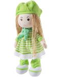 Мека кукла Heunec Poupetta - Със зелена шапчица, 30 cm - 1t