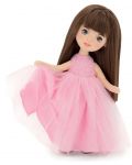 Мека кукла Orange Toys Sweet Sisters - Софи с розова рокля на рози, 32 cm - 3t