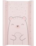 Мека подложка за повиване KikkaBoo - Bear with me, Pink, 80 x 50 cm - 1t