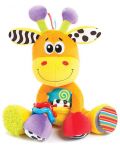 Мека играчка Playgro - Активен жираф, за гушкане, 30 cm - 1t