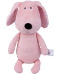 Мека играчка за гушкане Bali Bazoo - Dog, 28 cm, розова - 1t