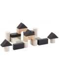 Мини комплект дървени кубчета PlanToys, 24 броя  - 2t