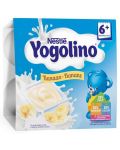 Млечен десерт Nestle Yogolino - Банан, 4 броя, 100 g - 1t