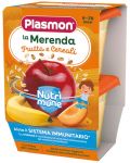 Млечен десерт Plasmon -  Нутримюн, микс плодове и овесени ядки, 2 х 120 g - 1t