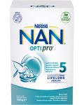 Млечна напитка на прах Nestle Nan - Optipro 5, 700 g - 1t