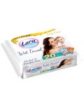 Мокри кърпи с лепенка Lara Baby Soft - Premium, 20 броя - 1t