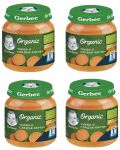 Моето първо пюре Nestle Gerber Organic - Тиква и сладък картоф, 4 х 125 g  - 1t