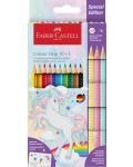 Моливи Faber-Castell Grip 2001 - 10+3 блестящи цвята - 1t