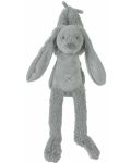 Музикална играчка Happy Horse - Зайчето Richie, светло сиво, 34 cm - 1t
