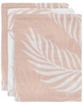 Муселинови кърпи-спарчета Jollein - Nature Pale Pink, 15 х 20 cm, 3 броя - 1t