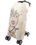 Муселиново покривало за детска количка с 3D принт Sevi Baby - Мече - 2t