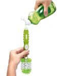 Четка за почистване на шишета и биберони - Munchkin, зелена - 2t