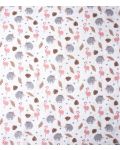 Муселинова пелена Sevi Baby - 120 x 100 cm, фламинго - 1t