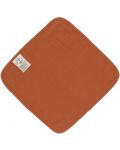 Муселинови кърпи Lassig - Cozy Care, 30 х 30 cm, 3 броя, оранжеви - 4t