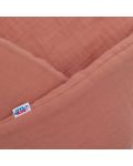 Муселинова пелена за изписване New Baby - 75 х 75 cm, розова - 3t
