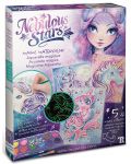 Магически картини с акварелни боички Nebulous Stars - Небулия, светещи в тъмното - 1t