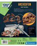 Научен комплект Clementoni Science & Play - Разкопки на череп на тиранозавър - 4t
