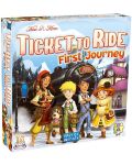 Настолна игра Ticket to Ride: First Journey (Europe) - детска - 1t