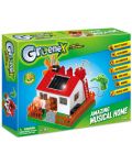 Научен STEM комплект Amazing Toys Greenex - Музикална къща със соларна батерия - 1t