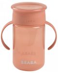 Неразливаща чаша Beaba - 360°, розова, 340 ml - 1t
