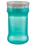 Неразливаща се чаша с мек силиконов ръб Vital Baby - 360°, 280 ml, зелена - 1t