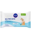 Nivea Baby Мокри кърпички с лек лосион 99% Pure Water, 57 броя - 1t