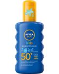 Nivea Sun Детски цветен спрей, SPF 50, 200 ml - 1t