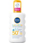 Nivea Sun Детски спрей Sensitive, SPF 50, 200 ml - 1t