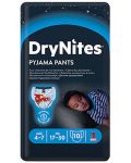 Нощни пелени гащи Huggies Drynites - За момче, 4-7 години, 17-30 kg, 10 броя - 1t