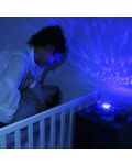 Нощна лампа-проектор Cloud B - Морска костенурка, тъмносиня - 4t