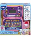 Образователна играчка Vtech - Лаптоп, розов - 1t