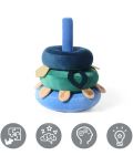 Образователна играчка Babyono Play More - Dream Mill, синя - 4t