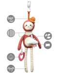 Образователна играчка за количка Babyono Play More - Ленивецът Леон - 6t