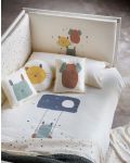 Обиколник за легло Baby Clic - Confetti, Ivory, 60 х 70 х 60 cm - 3t