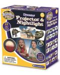 Образователна играчка Brainstorm - Проектор и нощна лампа, динозавър - 1t
